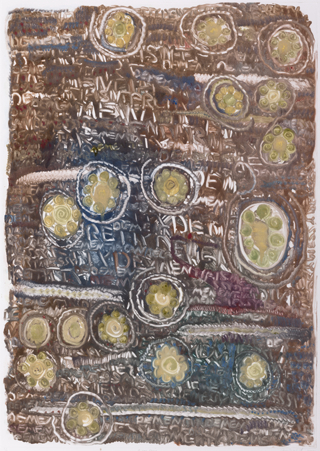 Dementia, Beauty (2008) 20” X 28” Monoprint on Pescia paper